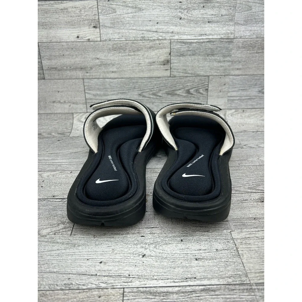 Nike Ultra Comfort 3 Women‎ Slide Sandals Black White AR4343-011 Size 8